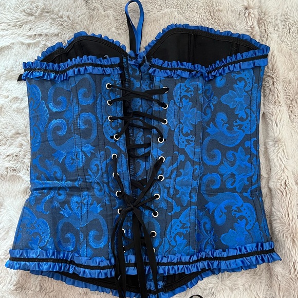 Blue corset - Picture 2 of 2